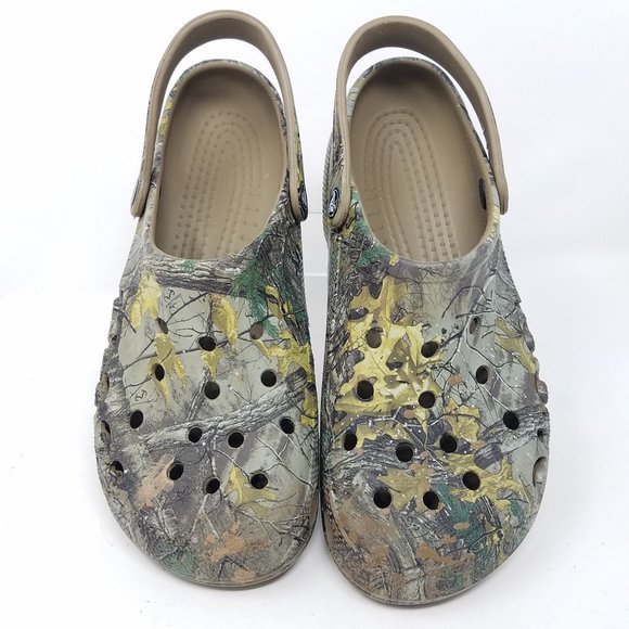 CROCS shoes green REALTREE cammo clogs‎ M10 / W12 main image 8